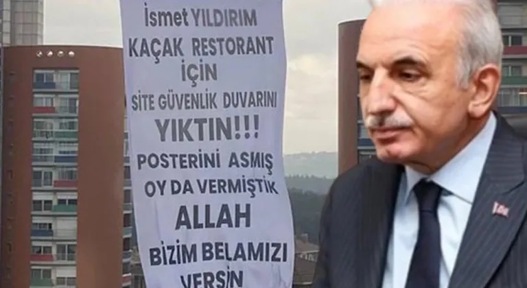 Ümraniye’de Pankart Krizi: Site Yönetimi ile Belediye ve Restoran Karşı Karşıya!