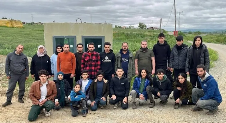 Uzunköprü’de 22 göçmen yakalandı