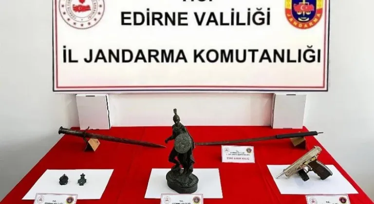 Uzunköprü'de tarihi eser kaçakçılığı operasyonu