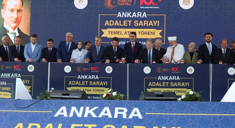 Yeni Ankara Adalet Sarayı'nın temeli atıldı