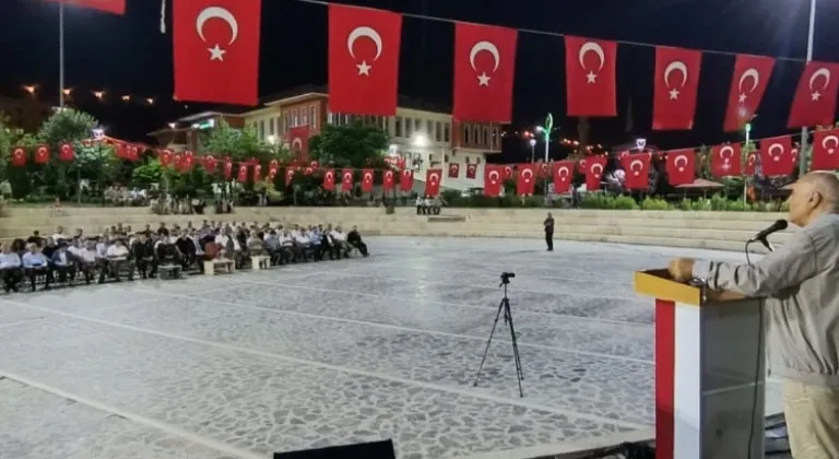 Yeşilli Kent Park'ta 15 Temmuz Şehitleri Anma Programı Düzenlendi