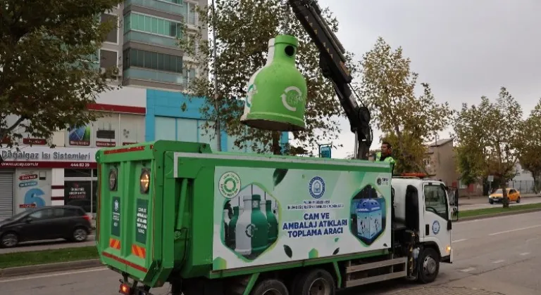 Yıldırım Belediyesi 90 Ton Atık Camı Geri Dönüşüme Kazandırarak Doğaya Can Verdi