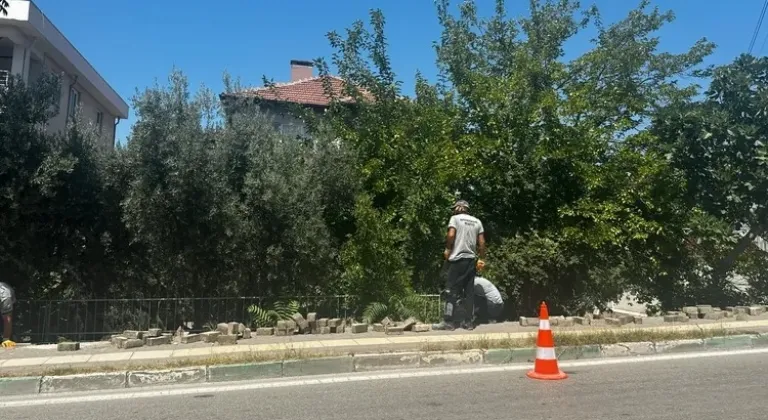 Yıldırım caddesinin altyapı sorunları gideriliyor