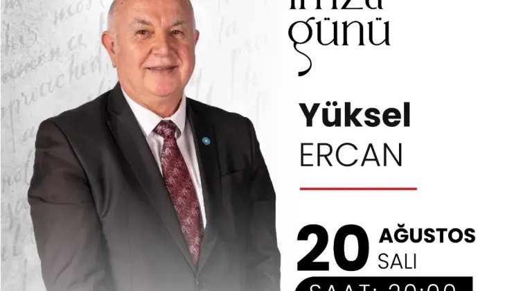 Yüksel Ercan, Edremit Kitap Fuarında Kitaplarını İmzalayacak