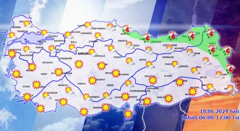 Yurtta bugün hava nasıl olacak? Orta Karadeniz ve Akdeniz'in Toroslar kesimi sağanak yağışlı